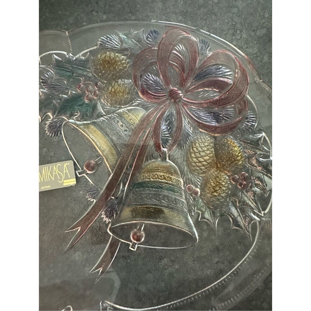 Mikasa Holiday Bells Tray - Picture 2 of 4